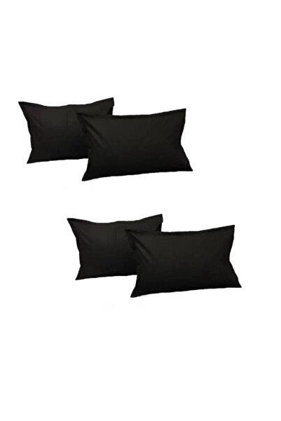 Studio Casa Set of 4 pillowcases Black, 50x70cm,