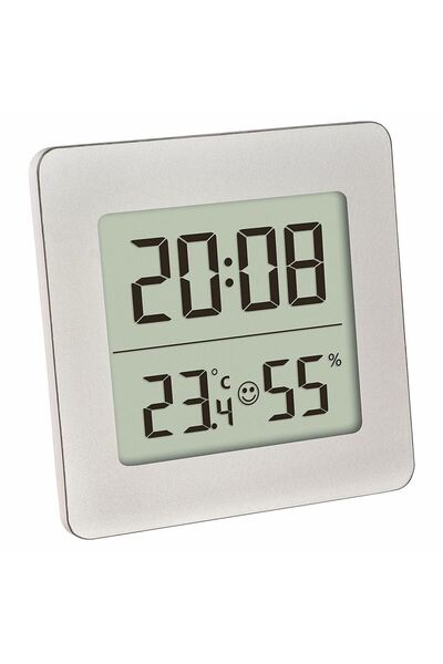 Evelise Termometru si higrometru digital cu ceas si alarma TFA 30.5038.54