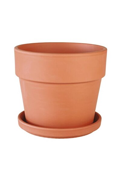 Clasic Dickob Calima Pot Ø 15 Cm H 13.5 Cm Terracotta Incl. Saucer