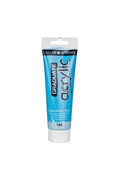 Daler Rowney Graduate Acrylic Color - Cerulean Blue Hue - 120 ml