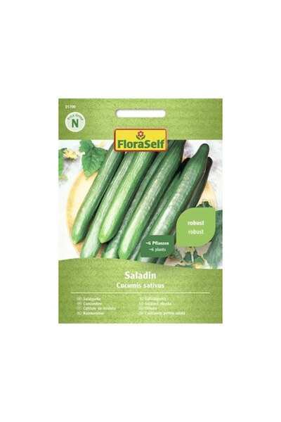 FloraSelf Salad Cucumber Seeds Saladin F1