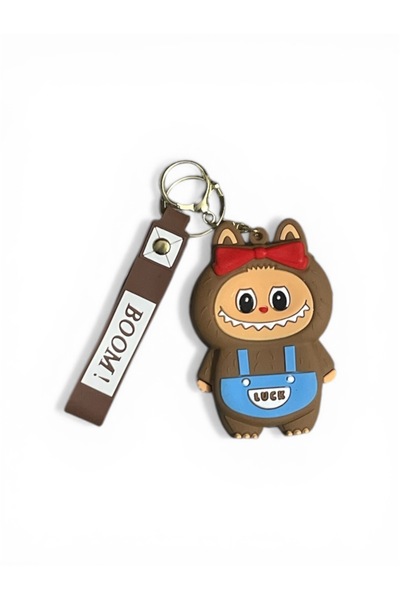 OEM EMC ONSHOP® Silicone Mini Bag with Keychain, "La Bubu" animated model, 10...