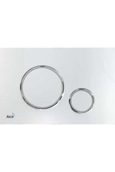 ALCA Actuation Plate, Matte Chrome/Glossy Chrome