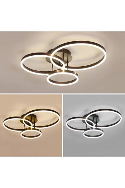Luxera Lighting Lustra Led Dione 85w/4500lm 3000k/4000k/6500k cu Telecomanda ...