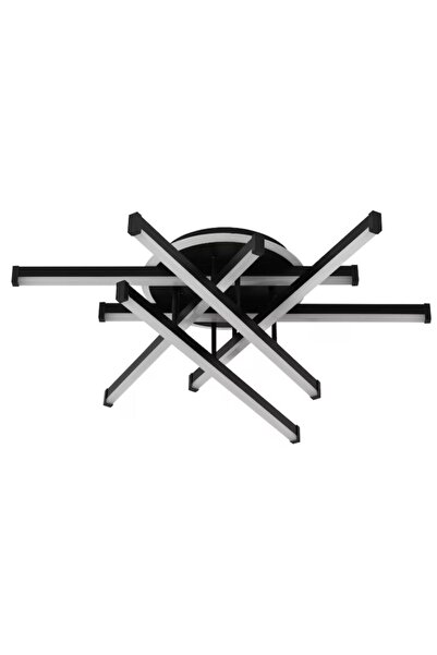 Luxera Lighting LUSTRA LED AXIS NEGRU 6 BRATE 88W 5900LM 800*600*190MM