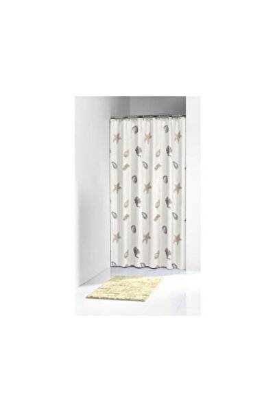 Clasic Perdea de duș Sealskin Elemental Canet Ecru 180 X 200 Cm