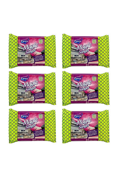 Parex Magic Sponge 6 Pack (Green Color)