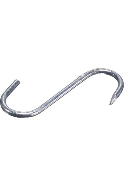 DRESSELHAUS S-Type Hooks with Sharp Tip 5.2x140 mm Galvanized Steel, 20 Pieces