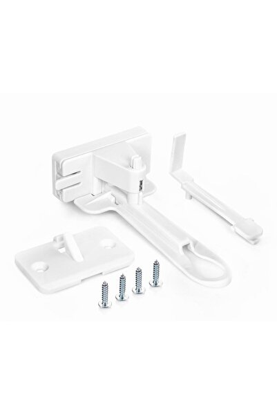 Evelise Σετ ασφαλείας για συρτάρι μαχαιροπίρουνων, 2 τεμάχια, λευκό, με αυτοκ...