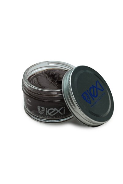 IEXI Deri Boyası Besleyici Cilalı Ayakkabı Kremi Parlatıcı Koruyucu 50ml - Koyu Kahverengi