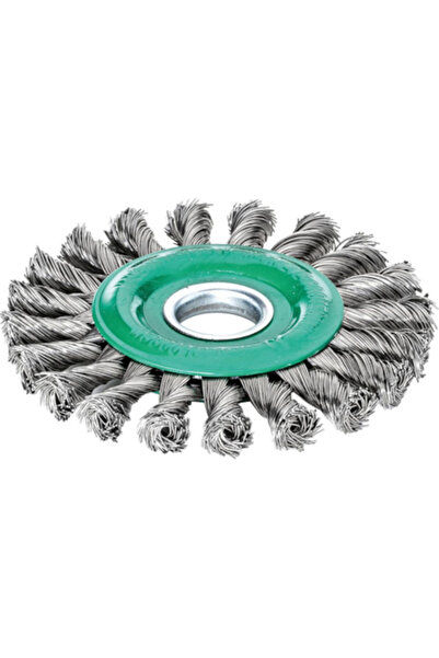 Lessmann Disc perie de sârmă din oțel inoxidabil 115x12mm