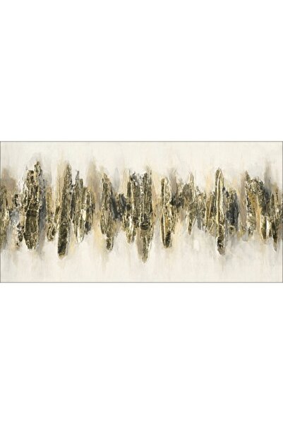 CLASSİC Tablou pe pânză Conuri Aurii 50x100 cm