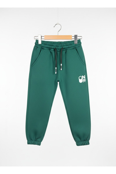 Merve Nur Tekstil 3-Thread Children's Tracksuit Bottoms High Quality Pocketed...