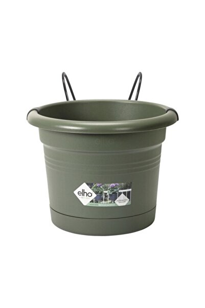 Clasic Ghiveci din plastic Elho cu suport Ø 26 cm H 20 cm Verde