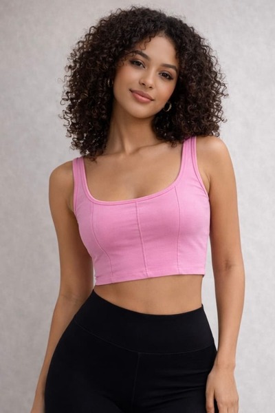 bb butik basic Βενετία Κροπ Τοπ (Ολόσωμο Λύκρα) RG3435