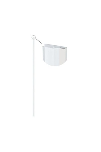 Clasic Bandă magnetică de etanșare albă mată pentru paravane de cadă