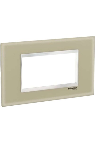 SCHNEIDER Cadru Easy Styl cu 4 module, sticlă maro deschis