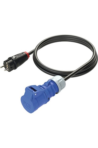 Clasic Cablu adaptor PCE 75cm 16A, Ștecher CP 230V -> Cuplaj industrial 2P+E