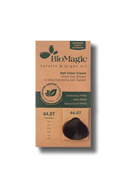 BIOMAGIC Cremă colorantă pentru păr 44.07 Mocha