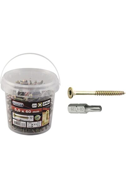 TORX Șuruburi universale cu cap înecat Connex 5x60 mm