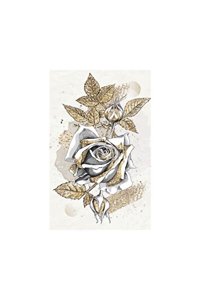canvas Painting Pt6072 Glitter Rose 60x90 Cm