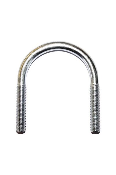 DRESSELHAUS Coliere tip U cu șurub 10x100 mm (2 ") din oțel galvanizat, 50 bu...