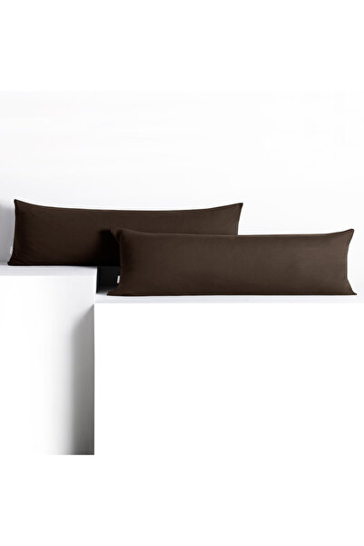 Deco King Set 2 huse perne decorative din bumbac cu fermoar, Amber, 135 g/m2,...
