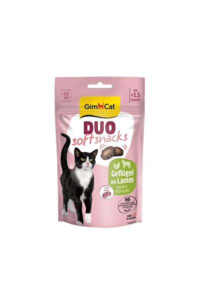 Gimcat Duo Soft Snacks Poultry with Lamb Kedi Ödülü 50 Gr