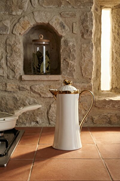 ACAR Oală de ulei din porțelan Samir - 1000 ml