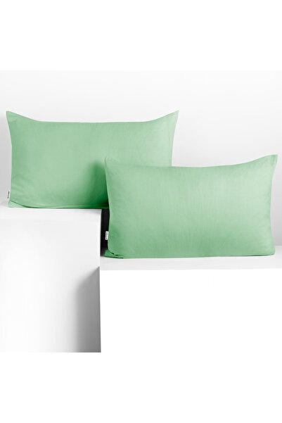 Deco King Set 2 huse perne decorative din bumbac cu fermoar, Amber, 135 g/m2,...