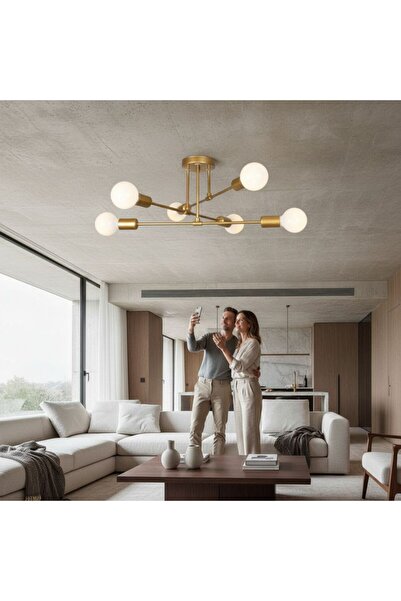 Luxera Lighting LUSTRA ASTRA CUPRU 6XE27 42W 700X200mm