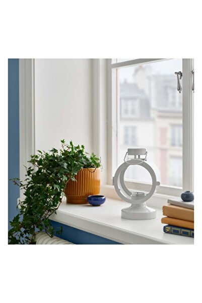 IKEA Flodsvala Fener Kırık Beyaz 21 Cm