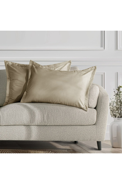 Amelia Home Set 2 huse perne decorative din catifea cu tiv, Velvet, 220 g/m2,...