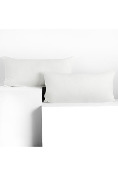 Deco King Set of 2 decorative cotton pillowcases with zipper, Amber, 135 g/m2...