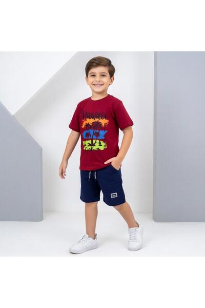 Kids Club طقم أولاد بتصميم هاواي