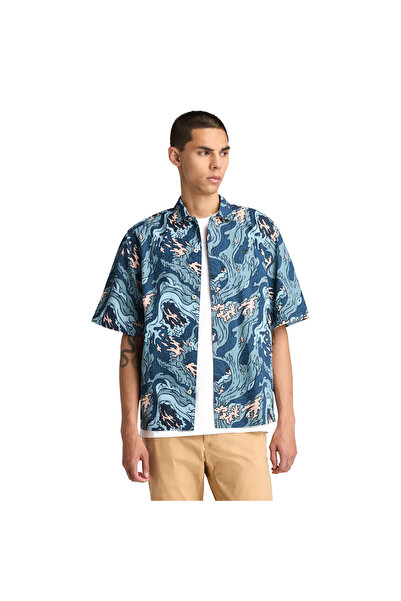 Timberland Γραφικό πουκάμισο διακοπών από ύφασμα σίερσακερ