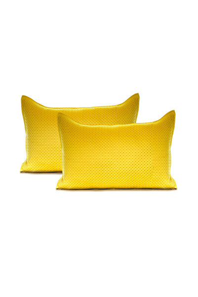 Amelia Home Set 2 huse perne decorative matlasate cu fermoar, Carmen, 90 g/m2...