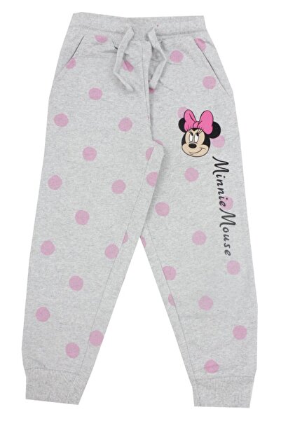 Minnie Mouse Cotton Sweatpants, Minnie Mouse, Gray with Dots