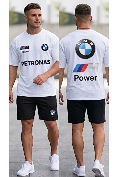 HerTarzınTrendi Noul sezon, set de 2 piese din bumbac, tricou și pantaloni sc...