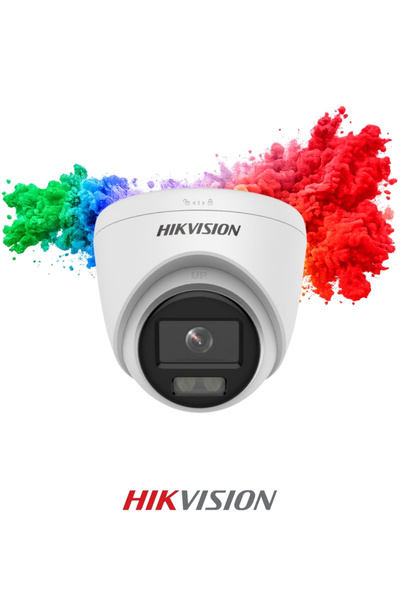 Hikvision DS-2CE76D0T-EXLPF 2.8mm Dome Gece Renkli Kamera 2MP Hibrit Light