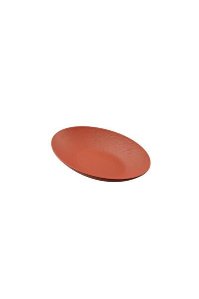 Globy Oval Presentation Bowl Orange 41×26.5×7.5 cm