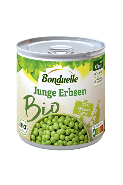 Bonduelle Organic Peas Can 305 g