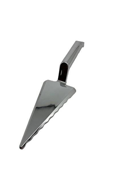 alenked Metal Look Silver Hard Plastic Pastry, Cake Spatula