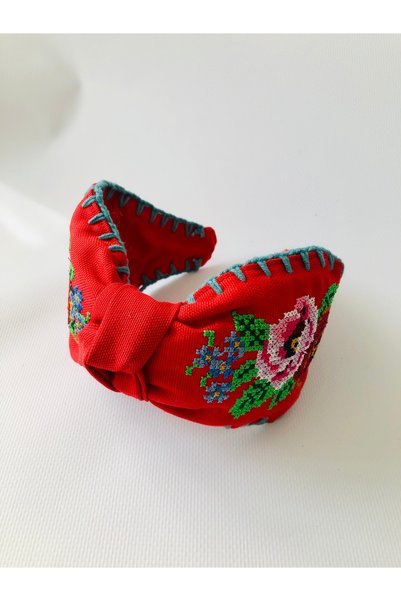 LiewensStyle Handcrafted Crochet Embroidered Bohemian Crown
