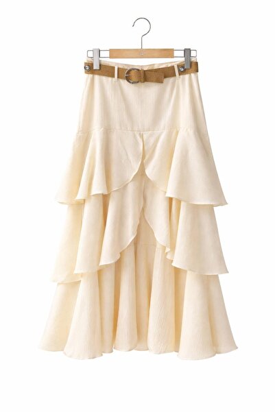 eyatelier Kat kat yırtmaçlı etek