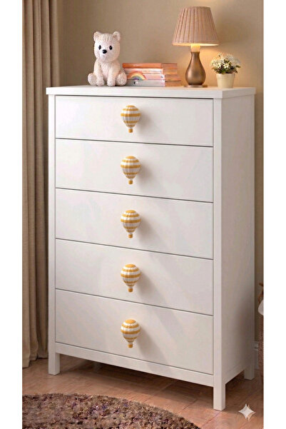 Rekatech Uçan Balon Çocuk Bebek Odası Mobilya Çekmece,şifonyer Dolap Kapağı K...