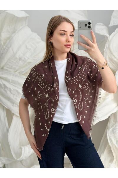 Luminos Butik Women's Cotton Summer Patterned Kujten Shawl Thin Soft Textured...