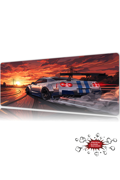 urzuva Araba Modelleri Street Phantom Gaming Oyuncu XL Mouse Pad Mousepad 90X...
