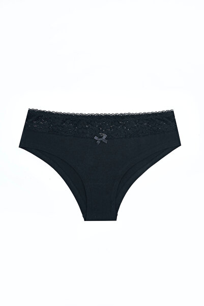 NBB سراويل داخلية نسائية من القطن بتفاصيل دانتيل على الخصر، مجموعة من 5 قطع