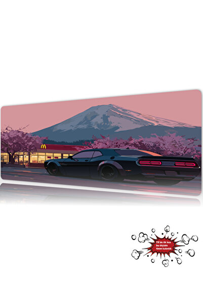 urzuva Araba Modelleri Neon Sakura Drive Gaming Oyuncu XL Mouse Pad Mousepad ...